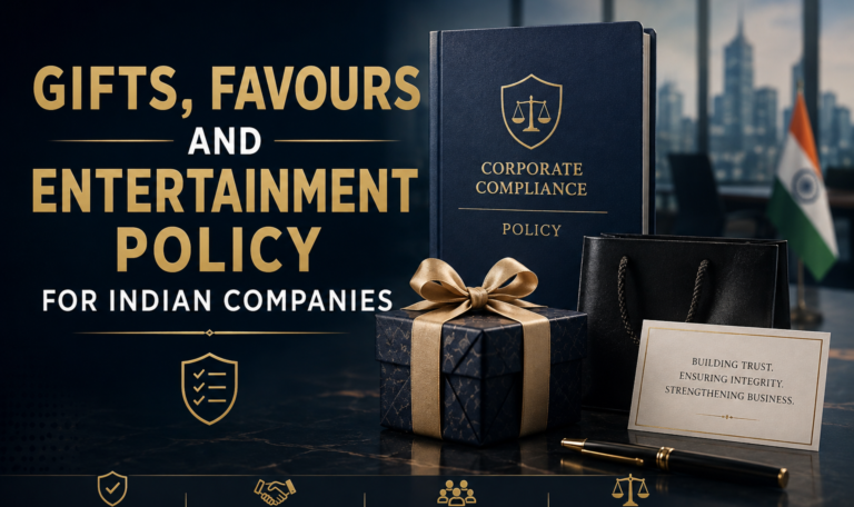 Gifts, Favours and Entertainment Policy for Indian Companies